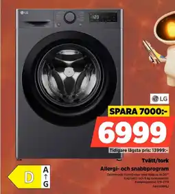 Power LG Tvätt/tork erbjuda