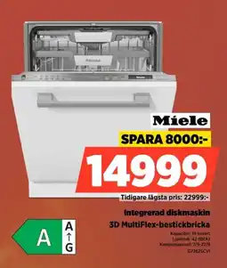 Power Miele integrerad diskmaskin erbjuda