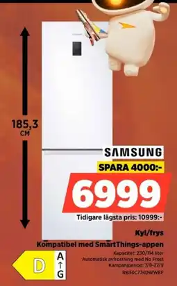 Power Samsung kyl/frys erbjuda