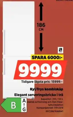Power Asko kyl/frys kombiskåp erbjuda