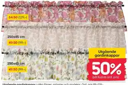 Rusta Utgående gardinkappor erbjuda