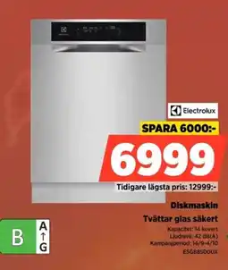 Power Electrolux Diskmaskin erbjuda