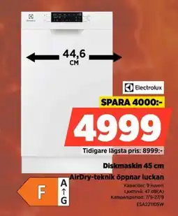 Power Electrolux Diskmaskin erbjuda