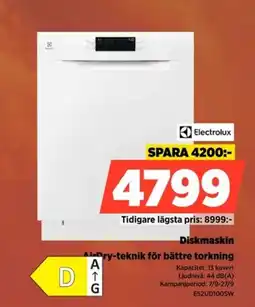 Power Electrolux diskmaskin erbjuda