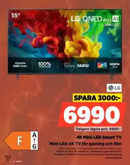 Power LG 4K Mini-LED Smart TV erbjuda