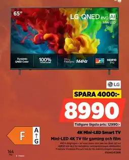 Power LG 4K Mini-LED Smart TV erbjuda
