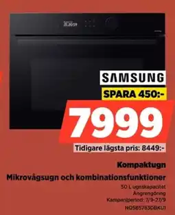 Power Samsung mikrovågsugn och kombinationsfunktioner erbjuda