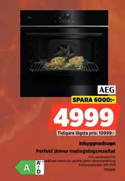 Power Aeg inbyggnadsugn erbjuda