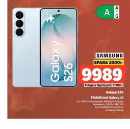 Power Samsung galaxy s26 erbjuda