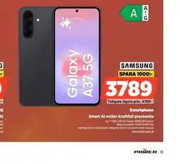 Power Samsung galaxy a37 5g erbjuda