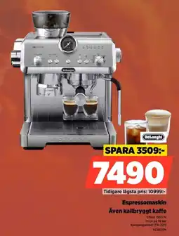 Power DeLonghi espressomaskin erbjuda