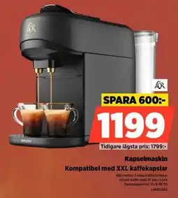 Power Philips kapselmaskin erbjuda