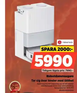 Power Roborock robotdammsugare erbjuda