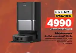 Power Dreame robotdammsugare erbjuda