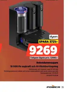Power Dyson robotdammsugare erbjuda