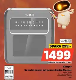 Power Chef Matteo Airfryer erbjuda
