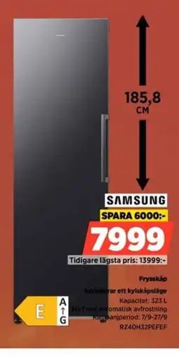 Power Samsung frysskåp erbjuda