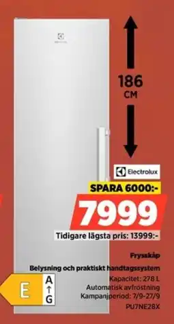 Power Electrolux frysskåp erbjuda