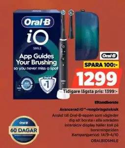 Power Oral-B el tandborste erbjuda
