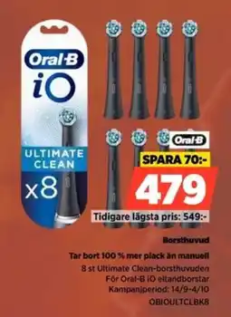 Power Oral-B iO Borsthuvud erbjuda