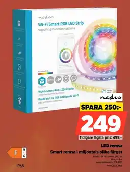 Power Nedis smart remsa i miljontals olika färger erbjuda