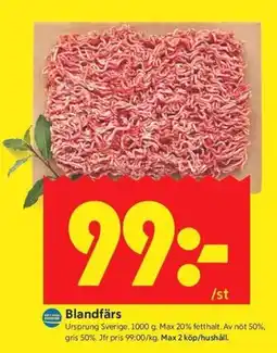 ICA Kvantum Blandfärs erbjuda