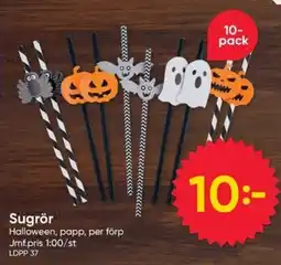DollarStore Sugrör Halloween erbjuda