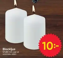 DollarStore Blockljus erbjuda