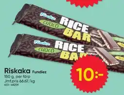 DollarStore Fundiez rice bar choco erbjuda