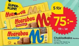 DollarStore Marabou Chokladkaka erbjuda