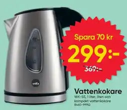 DollarStore Wilfa vattenkokare erbjuda