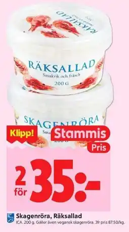 ICA Kvantum Skagenröra, Räksallad erbjuda