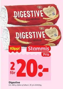 ICA Kvantum Digestive erbjuda