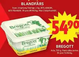 ICA Maxi Bregott normalsalt erbjuda