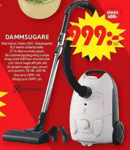 ICA Maxi Electrolux dammsugare erbjuda