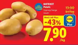 Lidl Matriket potatis erbjuda