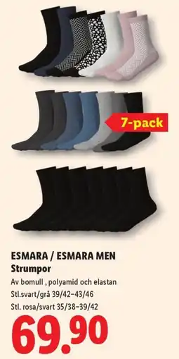 Lidl Esmara / Esmara men strumpor erbjuda