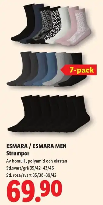 Esmara / Esmara men strumpor