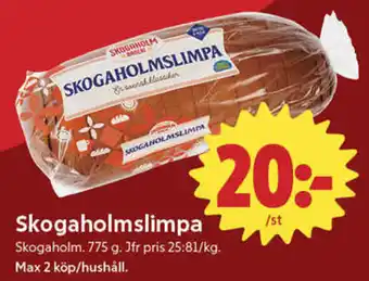 ICA Nära Skogaholmslimpa erbjuda