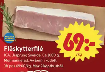 ICA Fläskytterflé