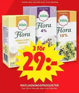 ICA Maxi Milda Flora erbjuda
