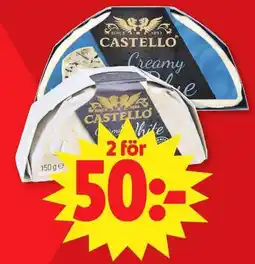 ICA Maxi Castello creamy blue erbjuda