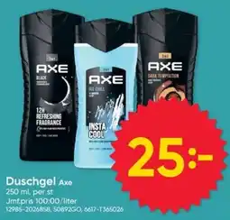 DollarStore Duschgel Axe erbjuda