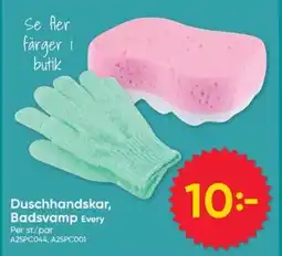 DollarStore Every Duschhandskar, Badsvamp erbjuda