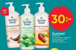 DollarStore Family Fresh Duschgel erbjuda