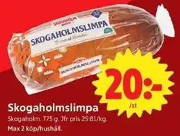 ICA Nära Skogaholmslimpa erbjuda