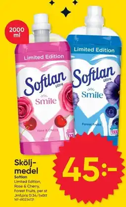 DollarStore Softlan sköljmedel erbjuda