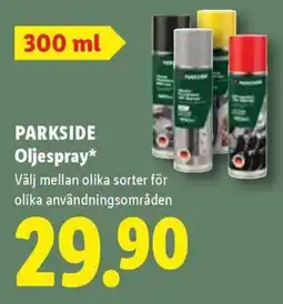 Lidl Parkside Oljespray erbjuda