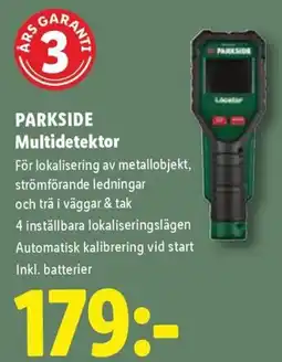 Lidl Parkside multidetektor erbjuda