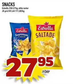 Din Mat Estrella snacks erbjuda
